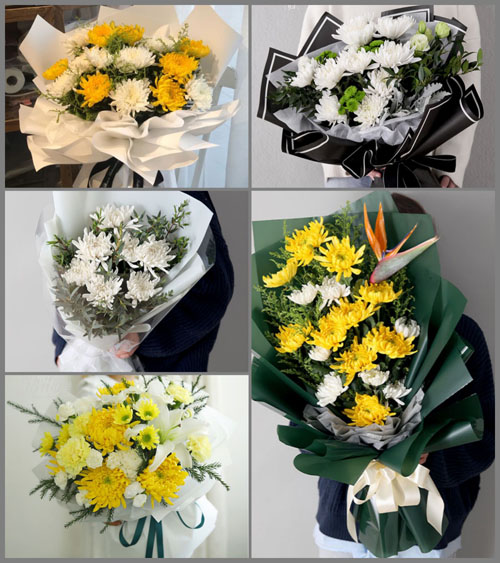 贵州黔南州平塘县卡蒲毛南族乡白事花束代送